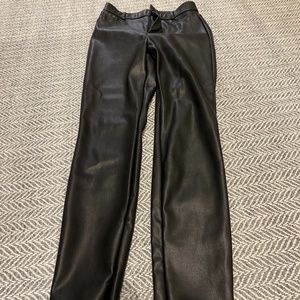 Zara leather pant